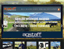 Tablet Screenshot of agstaff.co.nz